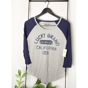 Women’s Lucky Brand Los Angeles TShirt Gray S